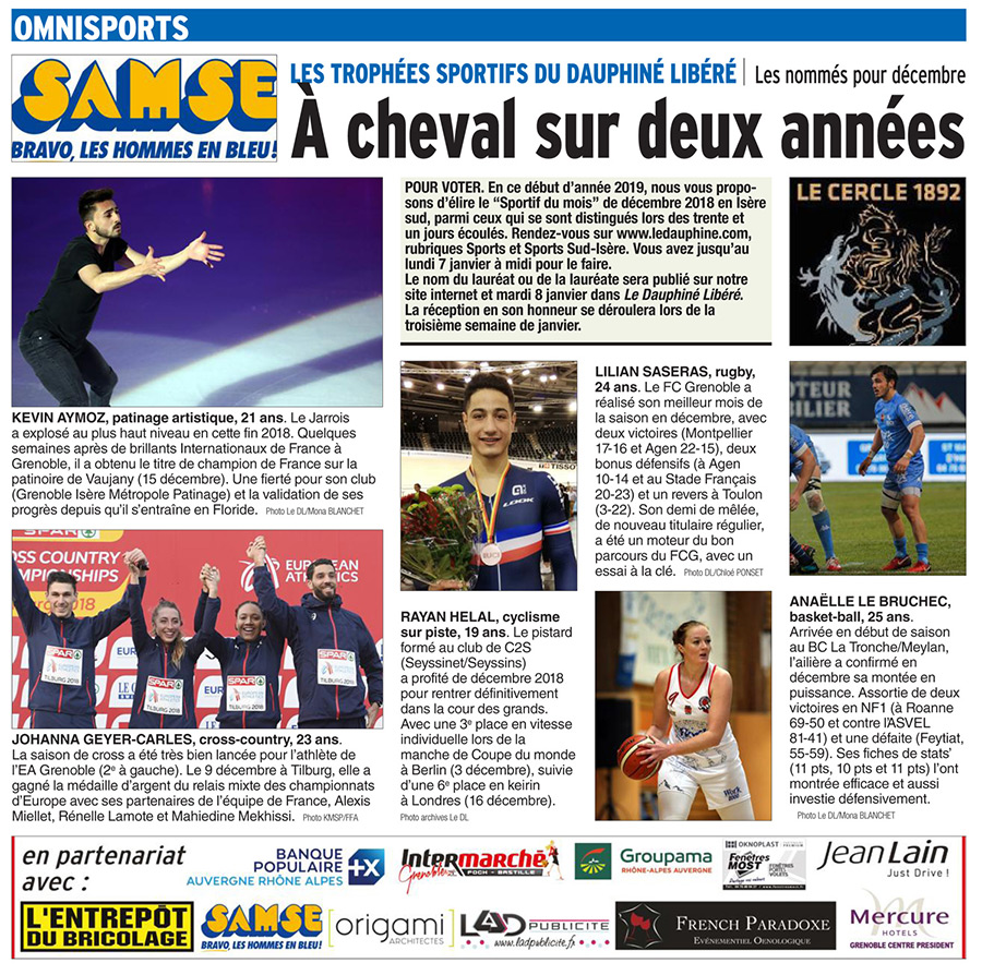 Article &agrave; cheval sur 2 ann&eacute;es